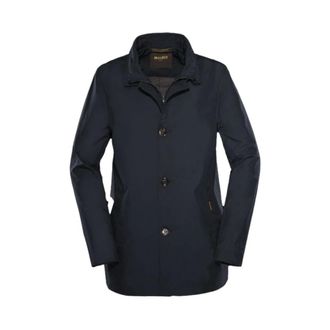 Moorer Single-Breasted Coats, male, Blue, Size: 2XL Moorer Coats Blue