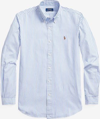 Polo Ralph Lauren Gestreiftes Langarm-Hemd Custom Fit