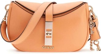 Guess Tassen, Dames, Roze, ONE Size, Polyester, Brooke Charm Schoudertas