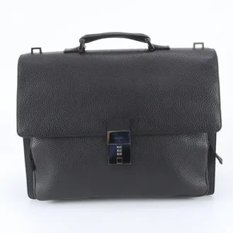 Gucci Black Leather Briefcase (Pre-Owned)