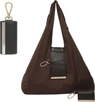 Generic Keytote The Compact,Multi-Functional Tote That Fits In Your Pocket,Shopping Bags Foldable,Lightweight,Foldable,Large Capacity for Travel Daily Errands