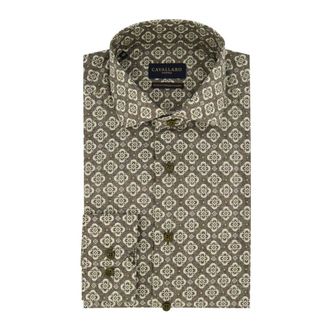 Cavallaro Heren, Overhemden, Groen, Maat: 2XL Katoen