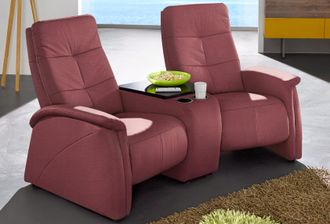 Exxpo Sofa Fashion 2-Sitzer »Tivoli, Kinosofa, bequem,« mit Relaxfunktion, integrierter Tischablage und Stauraumfach