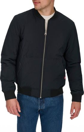 Levi's Quilted Bomber Jacket in Black at Nordstrom, Size Xx-Large