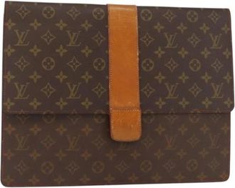 Louis Vuitton Pre-owned Canvas Clutch - Dames - Vintage Clutch - Bruin - ONE Size - Vintage
