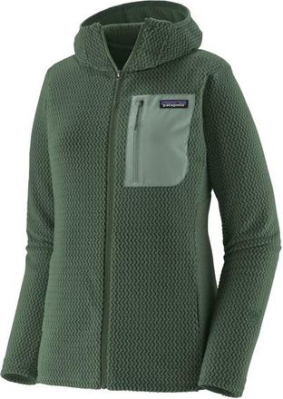 Patagonia R1 Air Full-Zip Hoody Fleecejacke f&uuml;r Damen | oliv/gr&uuml;n
