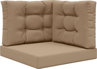 vidaXL Coj&iacute;n Para Sof&aacute; De Exterior Poli&eacute;ster Gris Topo 60 X 60 Cm Vidaxl