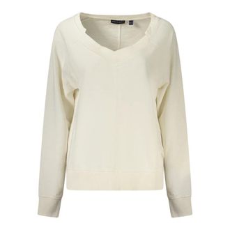 North Sails Sweatshirt met V-hals en lange mouwen - Dames - Sweatshirts - Wit - L - Hoodies & sweatvesten