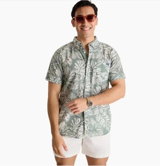 Chubbies Resort Weave Friday Shirt Mens Garden State Button Down DSGL735