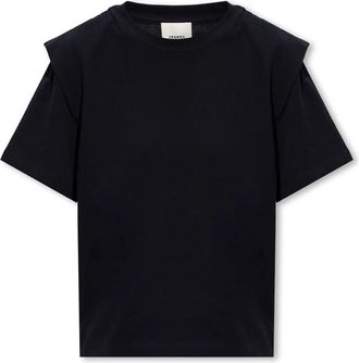 Isabel Marant Zelitos T-shirt - Dames - T-shirts - Zwart - XS - Katoen - Tops