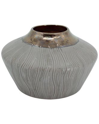 A&B Home Discontinued A&B Home 7In Cohen Short Two-Tone Ceramic Vase