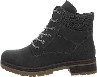 Rieker Enkellaarsjes - Dames - Schoenen - Grijs - Maat: 39 EU Leer
