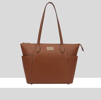 Paul Costelloe Womens Morava Leather Tote/Shoulder Bag - Brown - One Size