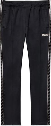 Purple Pantaloni sportivi con righe laterali - Nero