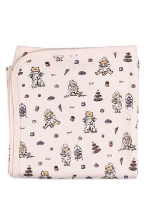 LOvedbaby Organic Cotton Blanket in Sweet Paddington at Nordstrom