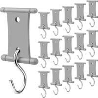 OEM Juego De 16 Ganchos Para Toldos De Autocaravanas, Caravanas Y Tiendas De Campa&ntilde;a, Para Uso Interior Y Exterior, Para 5/6 Mm Y 7/ - Crezuo