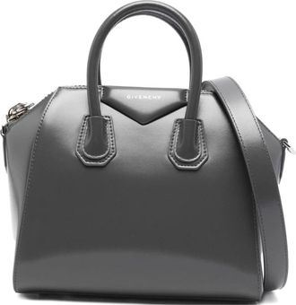 Givenchy Handbags, female, Gray, Size: ONE SIZE Mini Antigona Bag