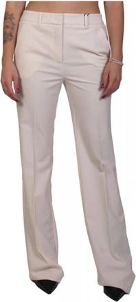 Marella Broeken > Chinos - Dames - Wijde Broeken - Beige - L - Broeken