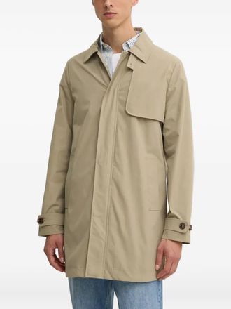Benetton collar-point coat - Neutrals