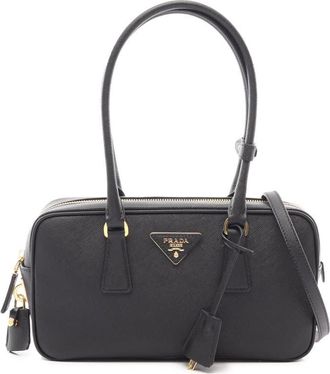 Prada Pre-owned Prada Saffiano Lux Bauletto Satchel Ladies NW9KINUD3U0JEZ0J