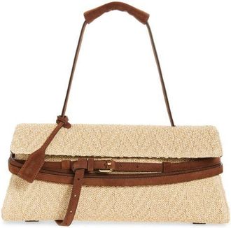 Moschino Tie Me East/West Shoulder Bag in 10A Natural/coffee at Nordstrom