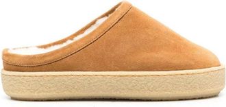 Isabel Marant Fozee Suede Flatform Mules