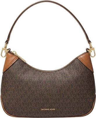 Michael Kors Shoulder Bags, female, Brown, Size: ONE SIZE Jet Set Shoulder Bag