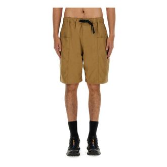 South2 West8 Casual Shorts, male, Green, Size: L Belted C.s. Short - Cotton Twill