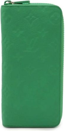 Louis Vuitton Pre-owned Wallets, unisex, Green, Size: ONE SIZE Pre-owned Long Wallet (bi-fold)