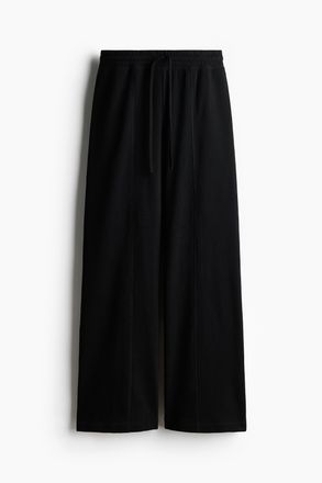 H&M Weite Joggpants - Schwarz