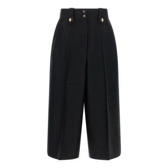 Zimmermann Broeken, Dames, Zwart, XS, Wol, Valiant Culotte