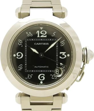 Cartier Pre-owned Stainless Steel watches - Dames - Vintage Horloges - Zwart - ONE Size - Vintage
