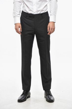 Corneliani CC COLLECTION Straight Leg Virgin Wool RIGHT Pants size 50