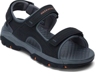 Skechers Mens Tresmen-Garo Open Toe Water Sandal, Black, 13 X-Wide