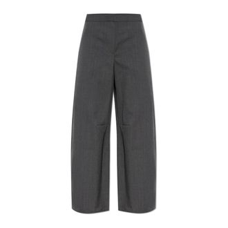 Sams&oslash;e & Sams&oslash;e Dames, Broeken, Grijs, Maat: M Wol