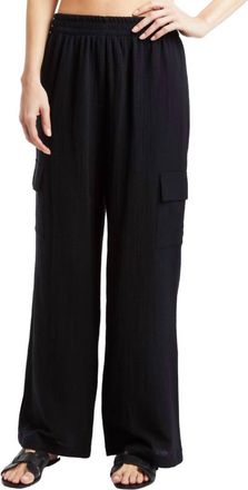 Drew Solana Eden Gauze Pants In Black