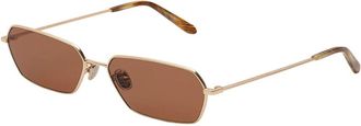 Retro Superfuture BALARM GRAFFIATO TQR Mens Sunglasses Gold Size 59