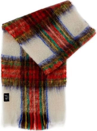 Irié Sciarpa a quadri - Bianco