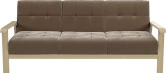 Sit&more 3-Sitzer »Billund« Armlehnen aus Buchenholz in natur, verschiedene Bezüge und Farben