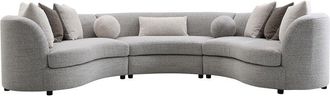 ACME Ivria Sectional Sofa With 9 Pillows