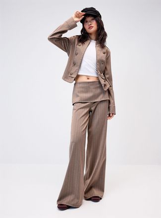Twik Womens Side tie wraparound dress pant
