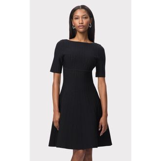 H&eacute;rve L&eacute;ger The Donna Dress in Black at Nordstrom, Size Medium