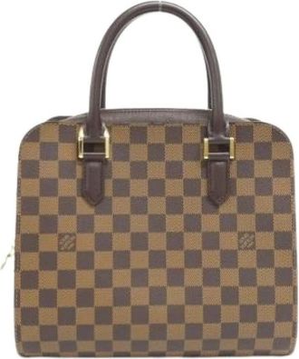 Louis Vuitton Pre-owned Triana Damier Bag - Heren - Vintage Handtas - Bruin - ONE Size - Vintage