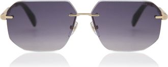 Chopard SCHG50 0300 Mens Sunglasses Gold Size 60