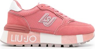 Liu Jo Pink Amazing 25 Vibrant Chunky Sole Lace-Up Sneakers