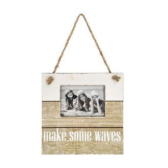 Beachcombers Make Waves Hanging Photo Frame Picture Holder in Beige at Nordstrom, Size Medium