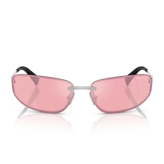 Miu Miu Sunglasses Mua50 S 1 Bc70 J Silver/Pink Mirrored Women