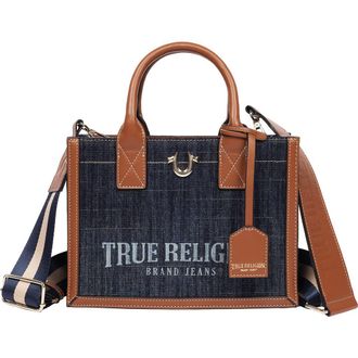 True Religion Modern Edge Tote in Cognac at Nordstrom Rack