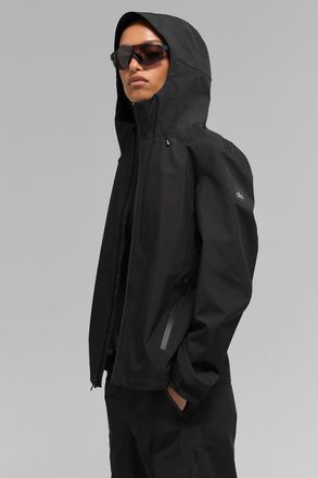 Alo | Alpha Shell Jacket in Black, Size: Medium