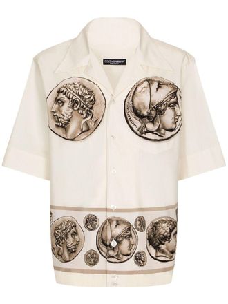 Dolce & Gabbana Camicia con stampa - Bianco